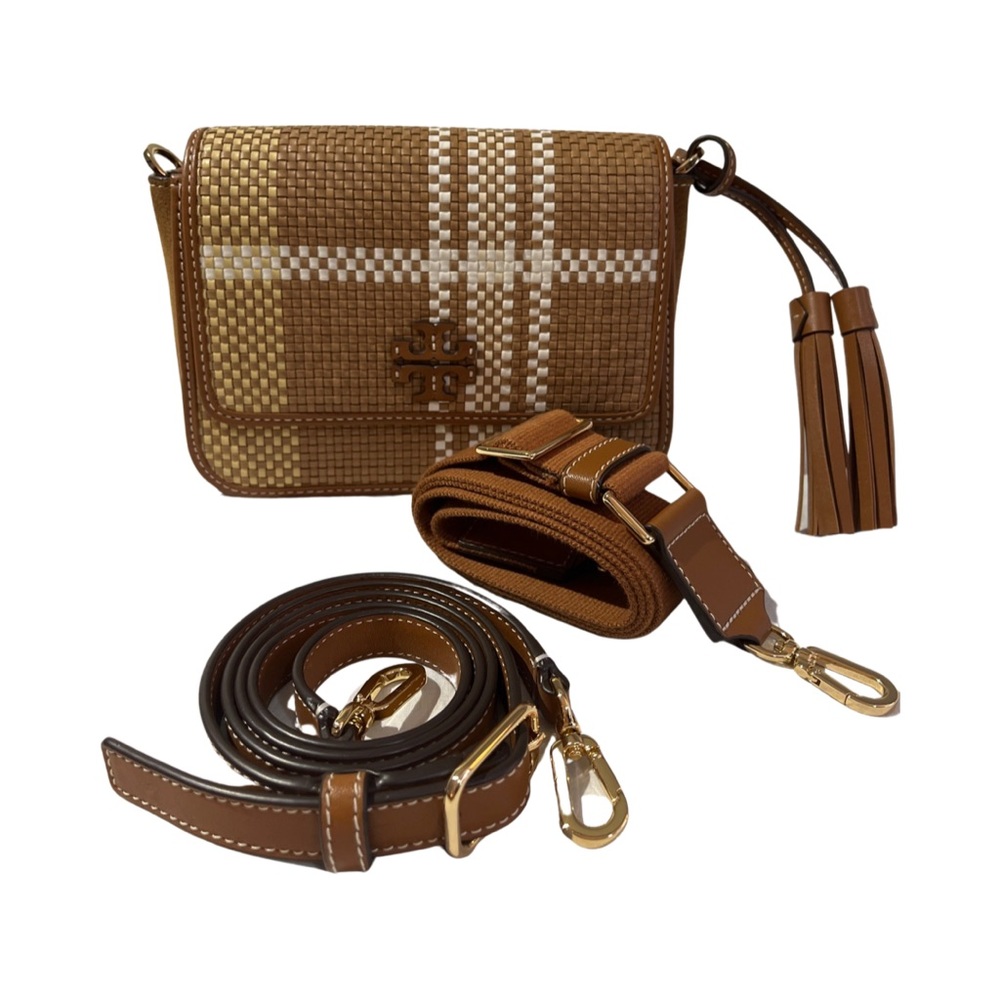 Tory Burch Thea Woven Web crossbody bag